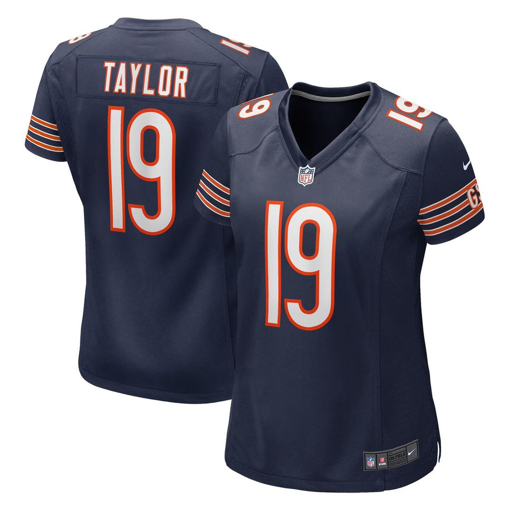 Tory Taylor Chicago Bears Nike Women's Game Jersey - Navy Official NFL Team Apparel Football Fan Gear