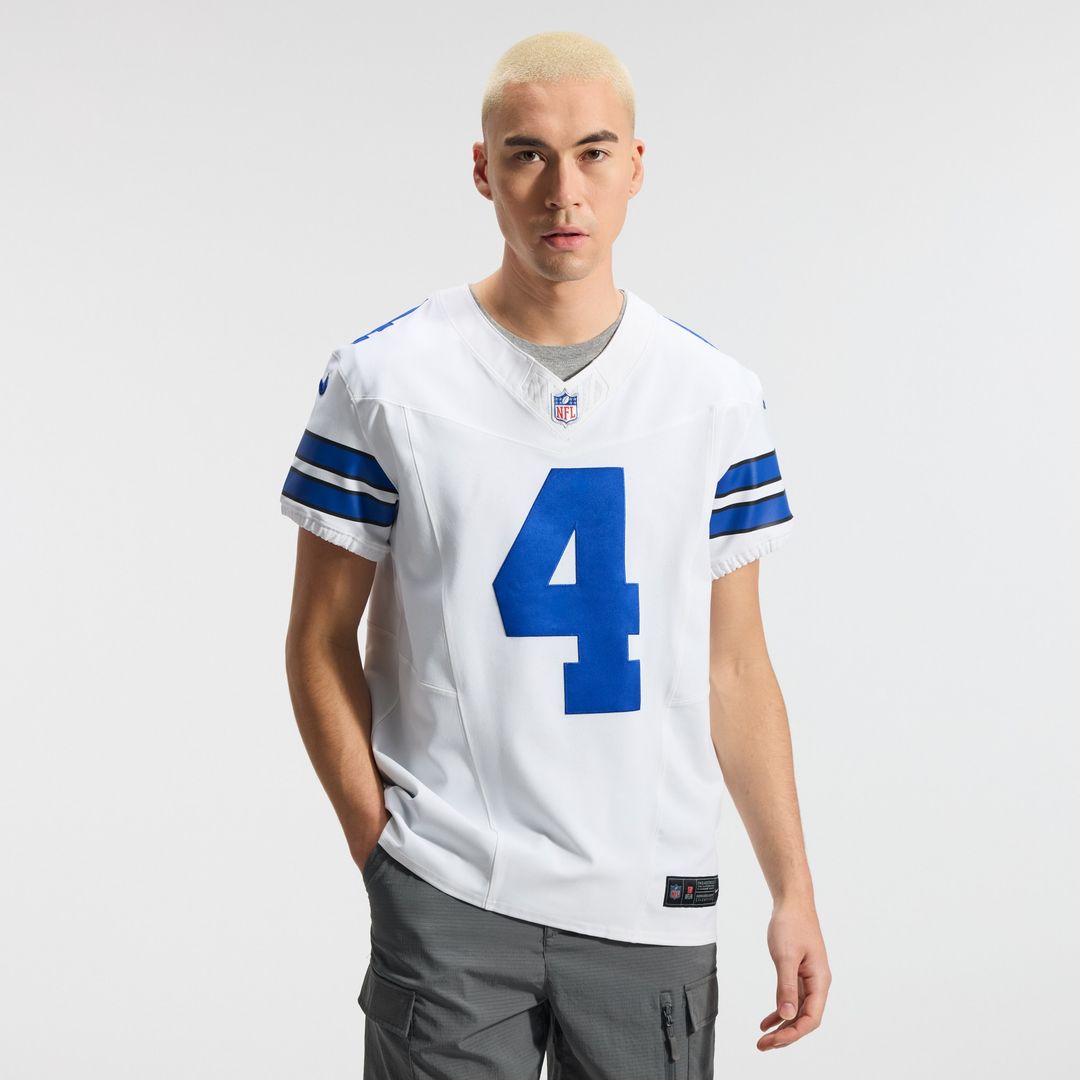 Dak Prescott Dallas Cowboys Nike Vapor F.U.S.E. Elite Jersey - White Official NFL Team Apparel Football Fan Gear