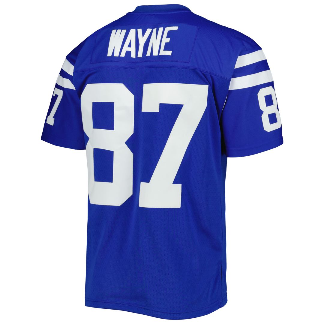 Reggie Wayne Indianapolis Colts Mitchell & Ness Legacy Replica Jersey - Royal Official NFL Team Apparel Football Fan Gear