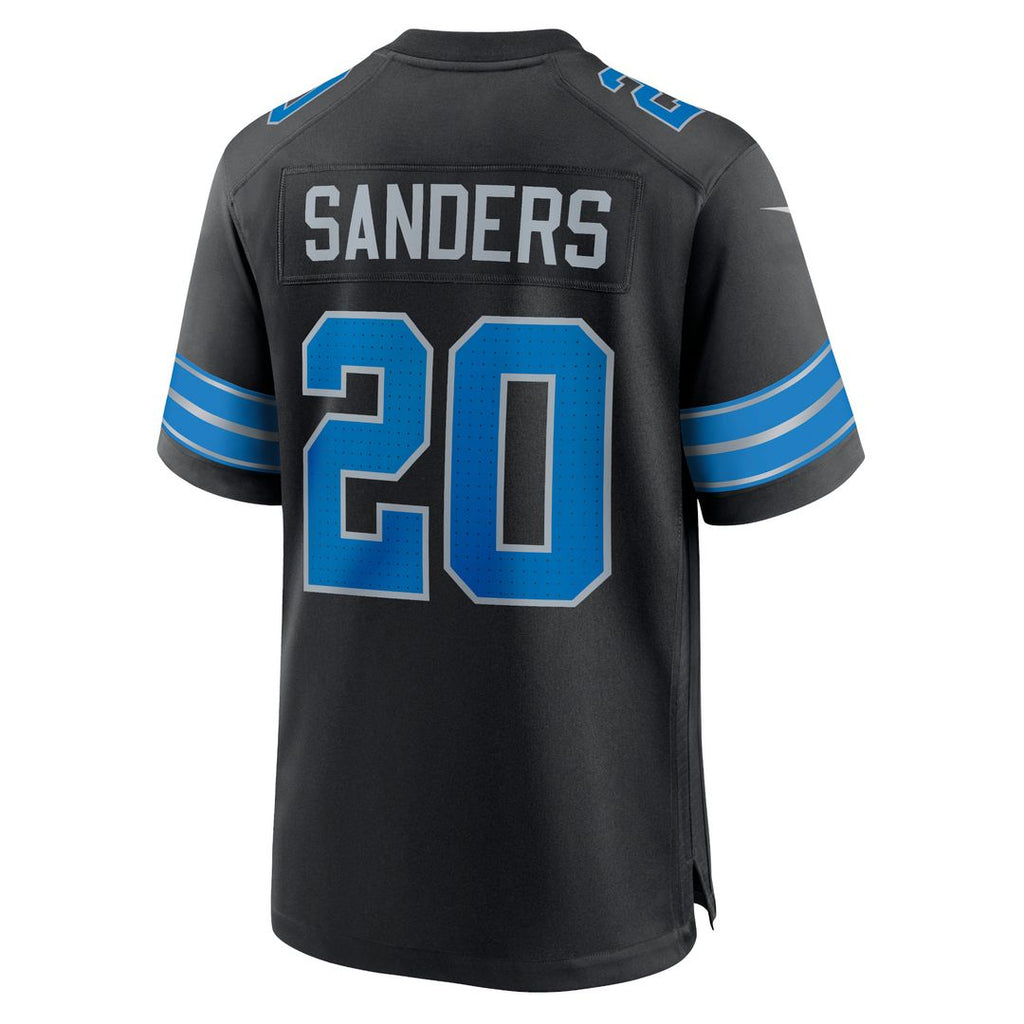 Barry Sanders Detroit Lions Nike 2nd Alternate Retired Player Game Jersey - Black Official NFL Team Apparel Football Fan Gear