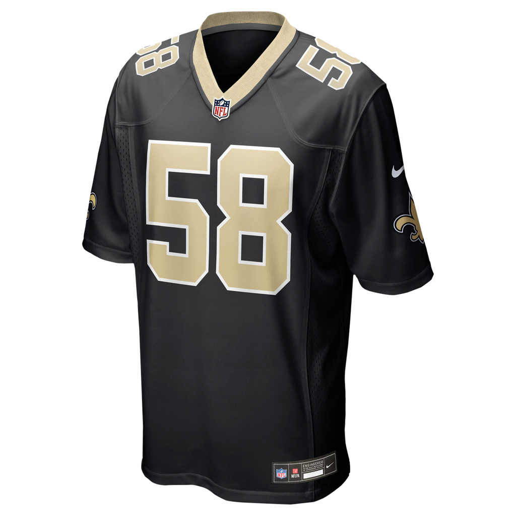 Chris Rumph II New Orleans Saints Nike Team Game Jersey - Black Official NFL Team Apparel Football Fan Gear