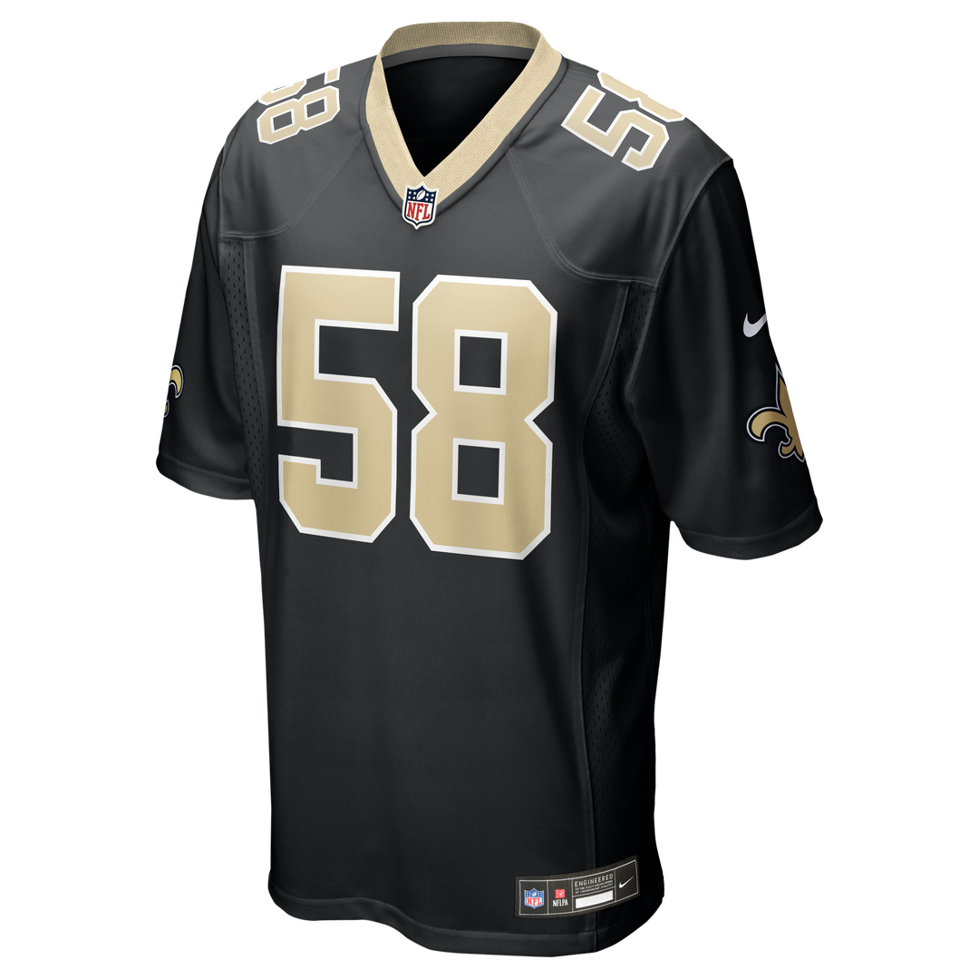 Chris Rumph II New Orleans Saints Nike Team Game Jersey - Black Official NFL Team Apparel Football Fan Gear