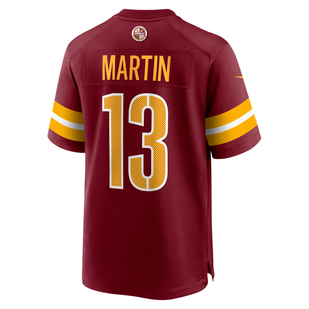 Tay Martin Washington Commanders Nike Team Game Jersey - Burgundy Official NFL Team Apparel Football Fan Gear