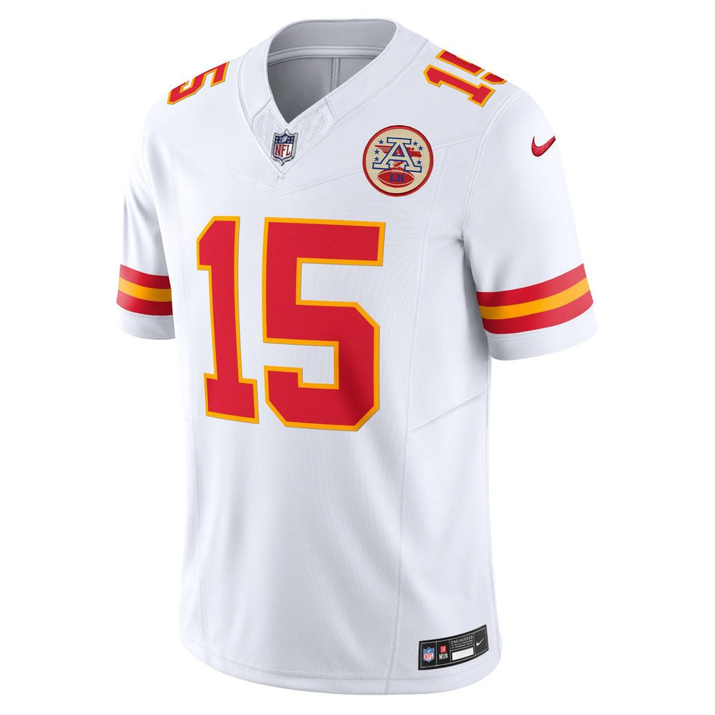 Patrick Mahomes Kansas City Chiefs Nike Vapor F.U.S.E. Limited Jersey - White Official NFL Team Apparel Football Fan Gear