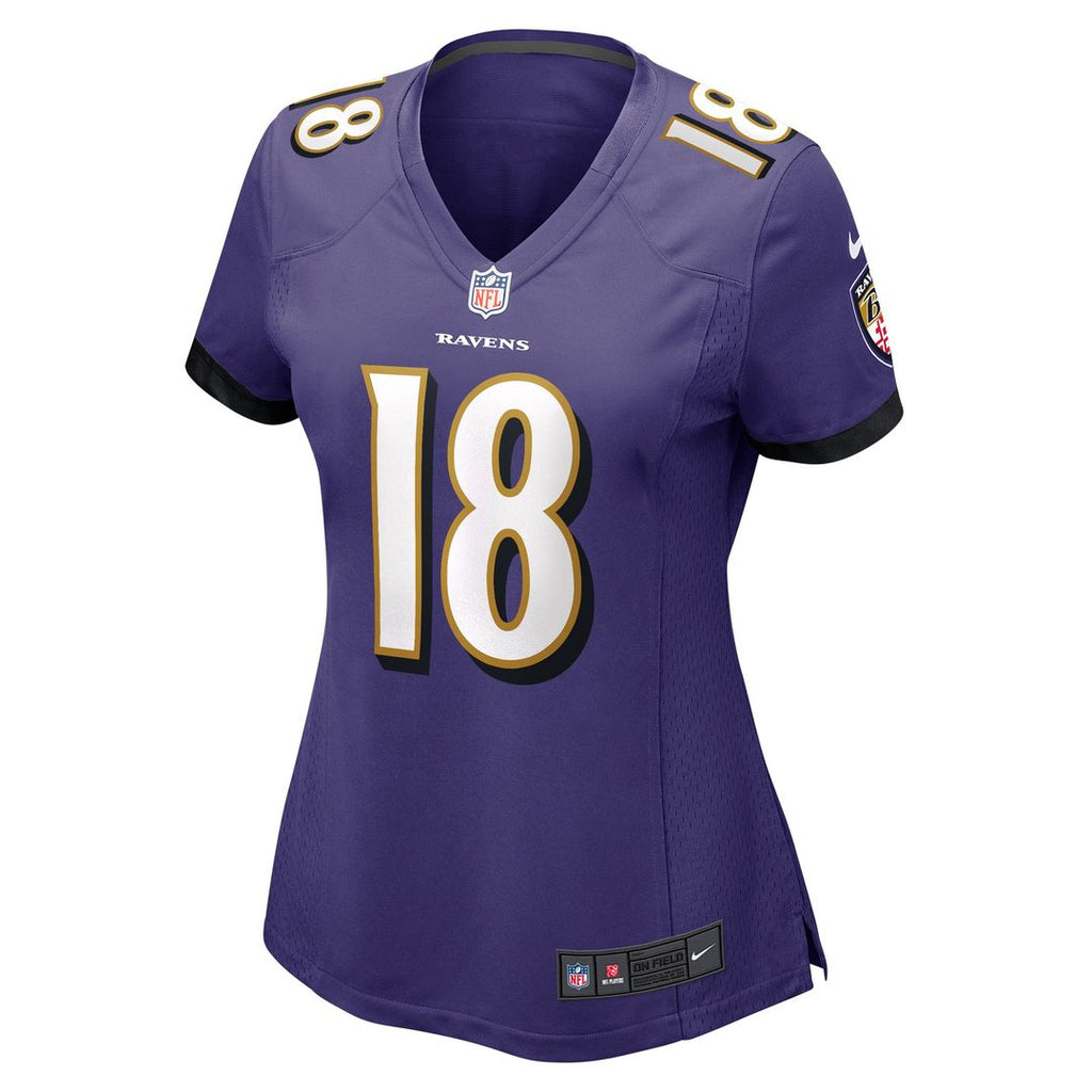 DeAndrew White Baltimore Ravens Nike Women's Game Jersey - Purple Official NFL Team Apparel Football Fan Gear