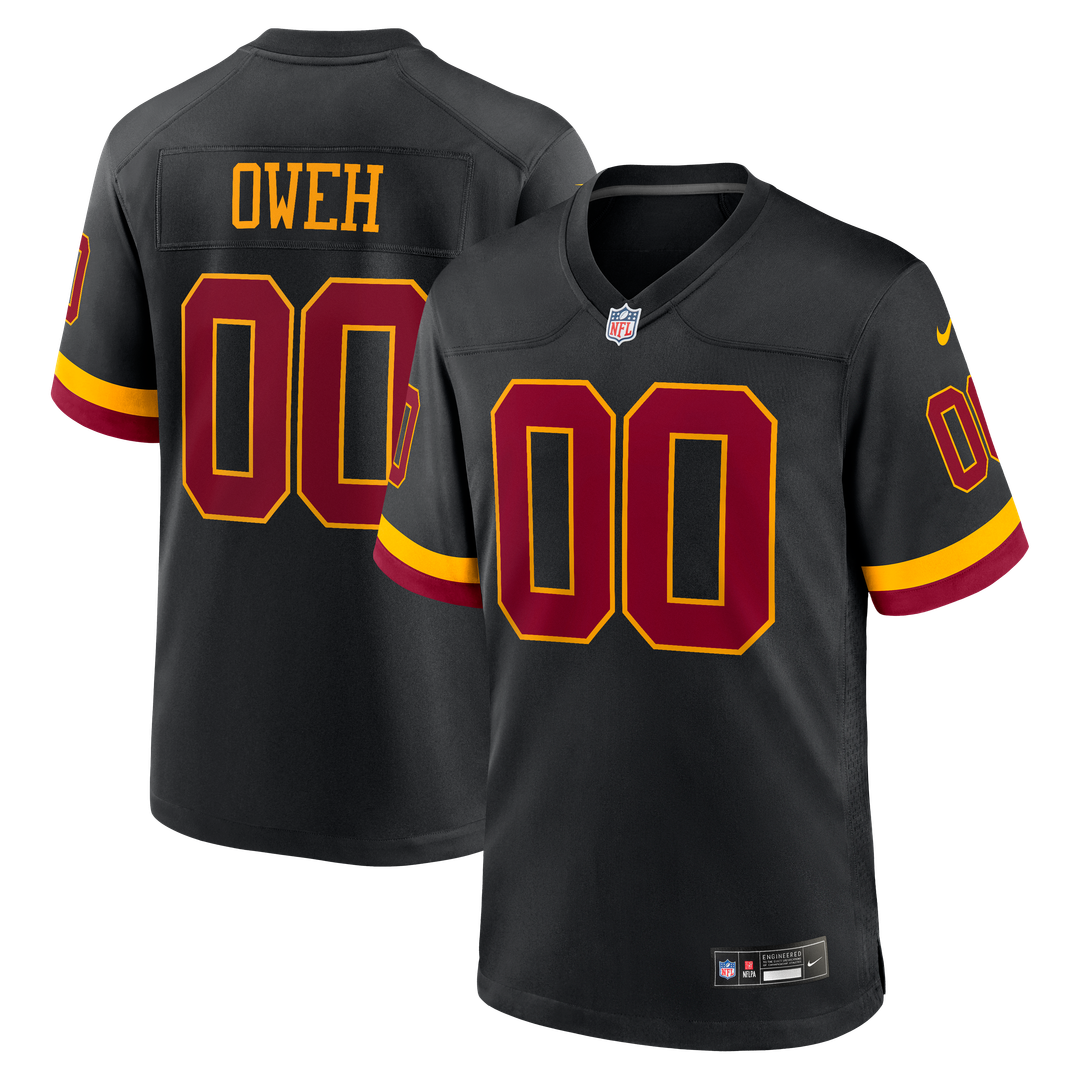 Odafe Oweh Washington Commanders Nike Hail Raiser Alternate Game Jersey - Black Official NFL Team Apparel Football Fan Gear