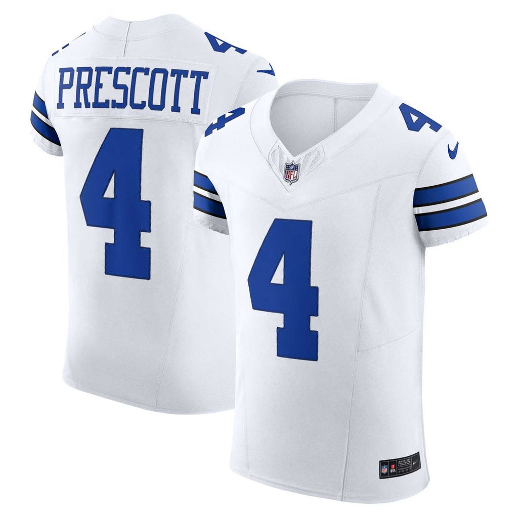 Dak Prescott Dallas Cowboys Nike Vapor F.U.S.E. Elite Jersey - White Official NFL Team Apparel Football Fan Gear