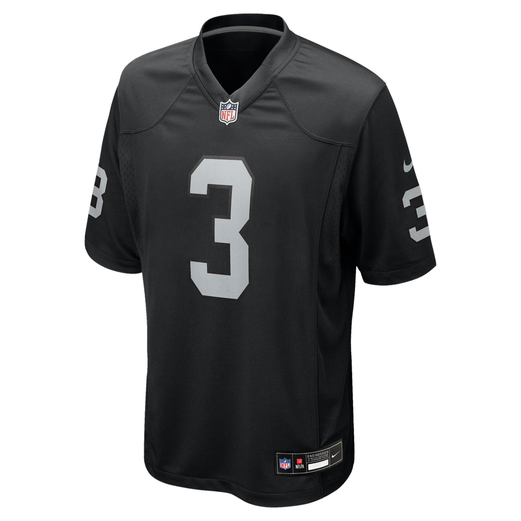 Zamir White Las Vegas Raiders Nike Team Game Jersey - Black Official NFL Team Apparel Football Fan Gear