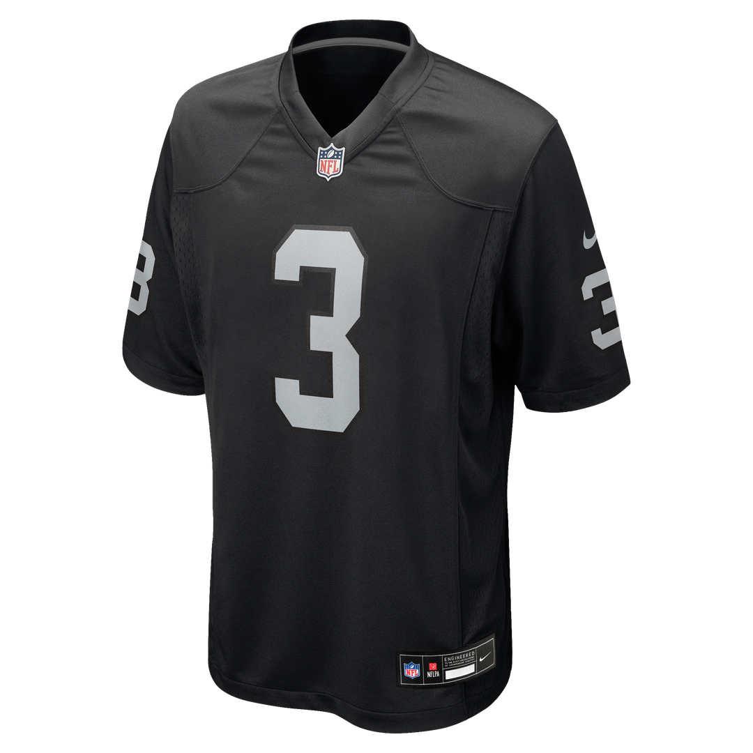 Zamir White Las Vegas Raiders Nike Team Game Jersey - Black Official NFL Team Apparel Football Fan Gear