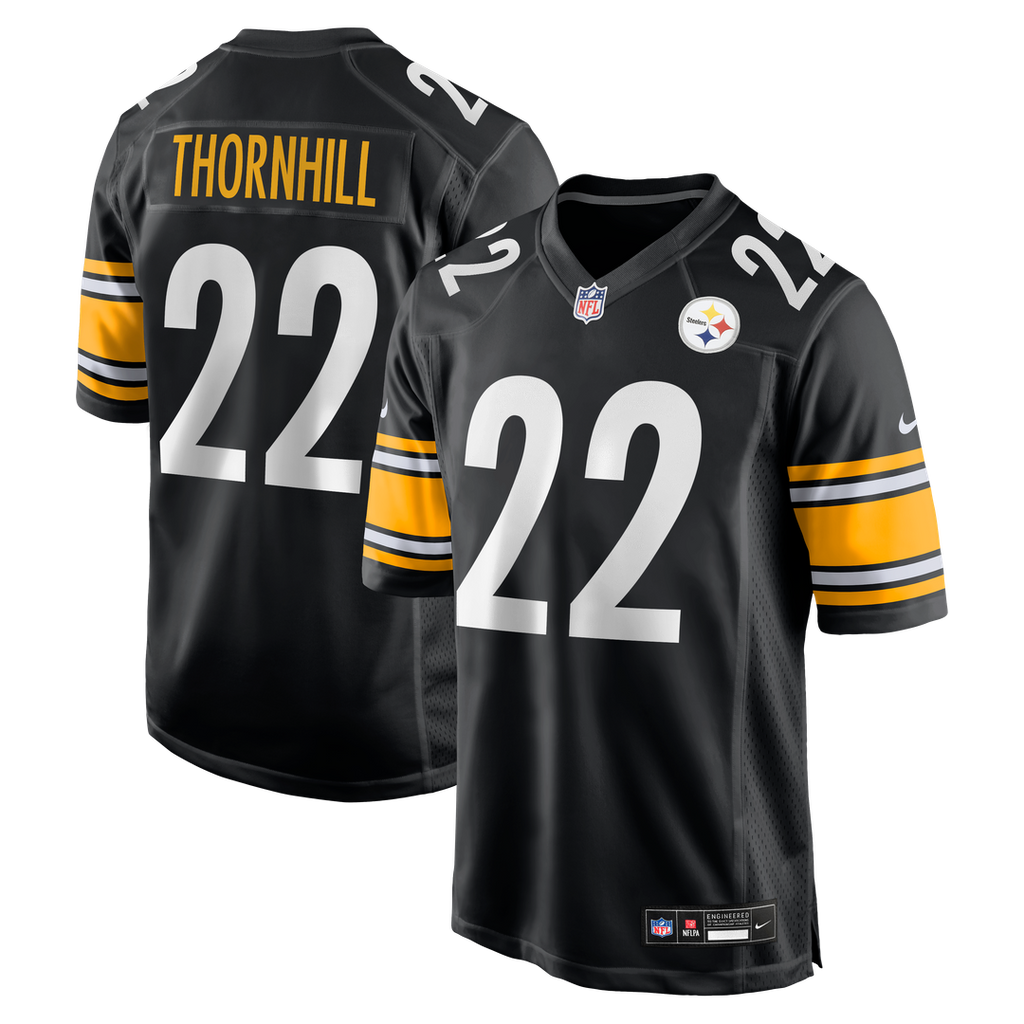 Juan Thornhill Pittsburgh Steelers Nike Team Game Jersey - Black Official NFL Team Apparel Football Fan Gear