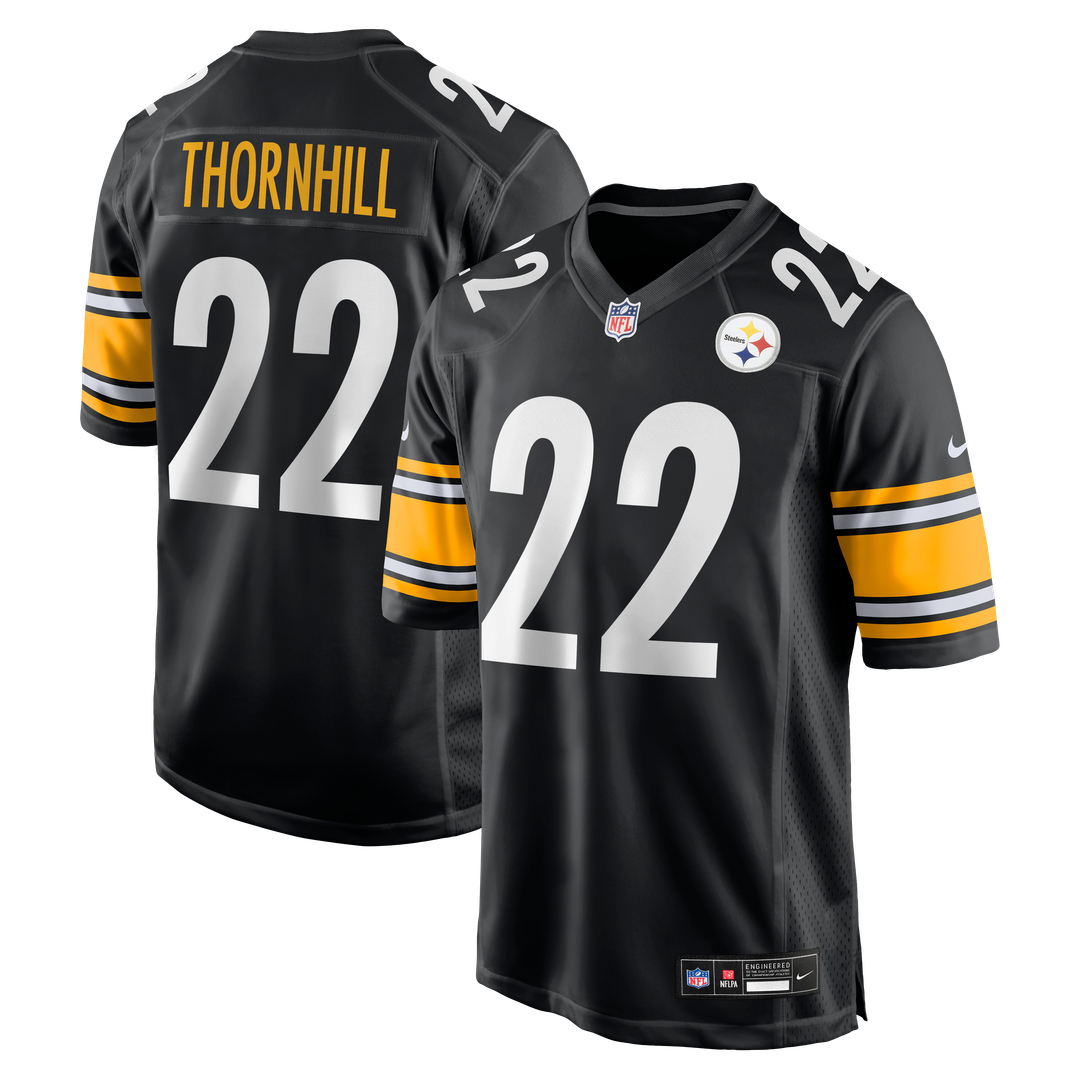 Juan Thornhill Pittsburgh Steelers Nike Team Game Jersey - Black Official NFL Team Apparel Football Fan Gear
