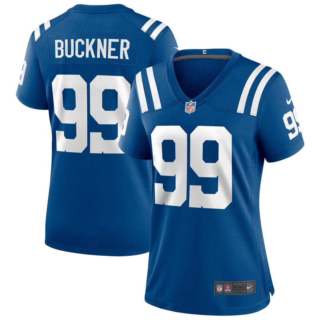 DeForest Buckner Indianapolis Colts Nike Women's Indiana Nights Alternate Game Jersey - Royal Official NFL Team Apparel Football Fan Gear