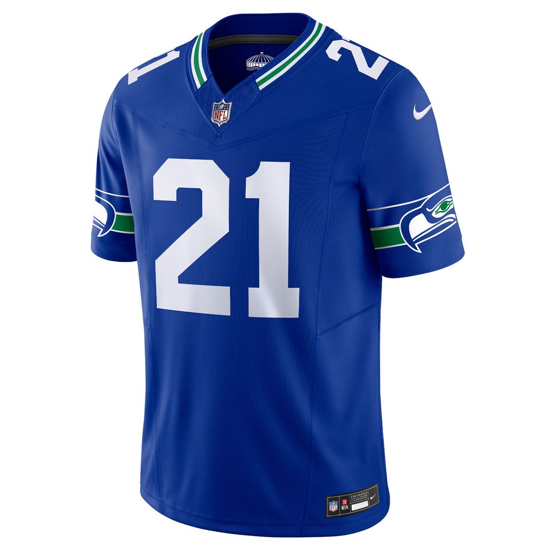 Devon Witherspoon Seattle Seahawks Nike Alternate Vapor F.U.S.E. Limited Jersey - Royal Official NFL Team Apparel Football Fan Gear