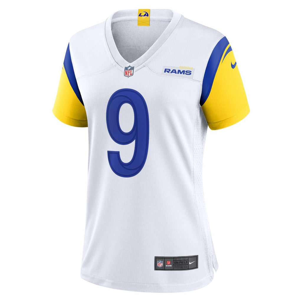 Matthew Stafford Los Angeles Rams Nike Women's Player Jersey - White Official NFL Team Apparel Football Fan Gear