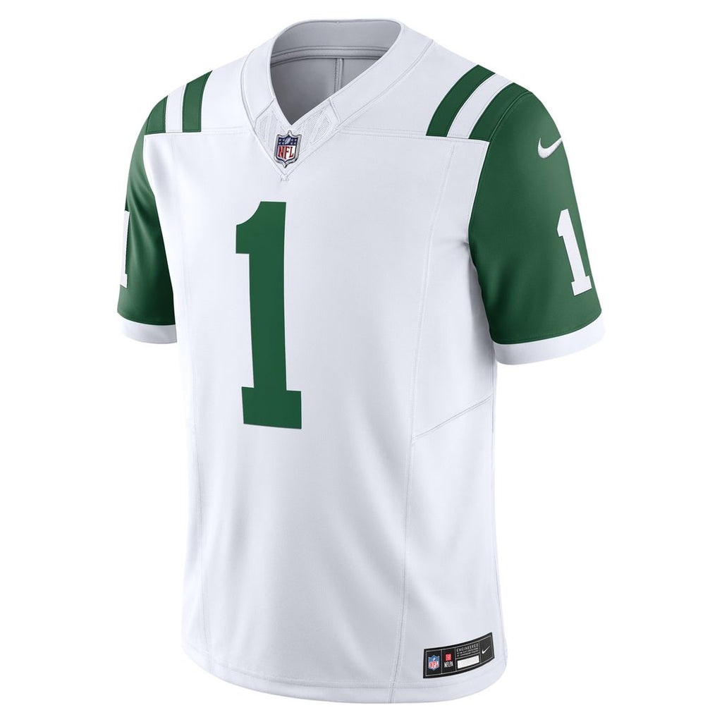 Ahmad Sauce Gardner New York Jets Nike Classic Alternate Vapor F.U.S.E. Limited Jersey - White Official NFL Team Apparel Football Fan Gear