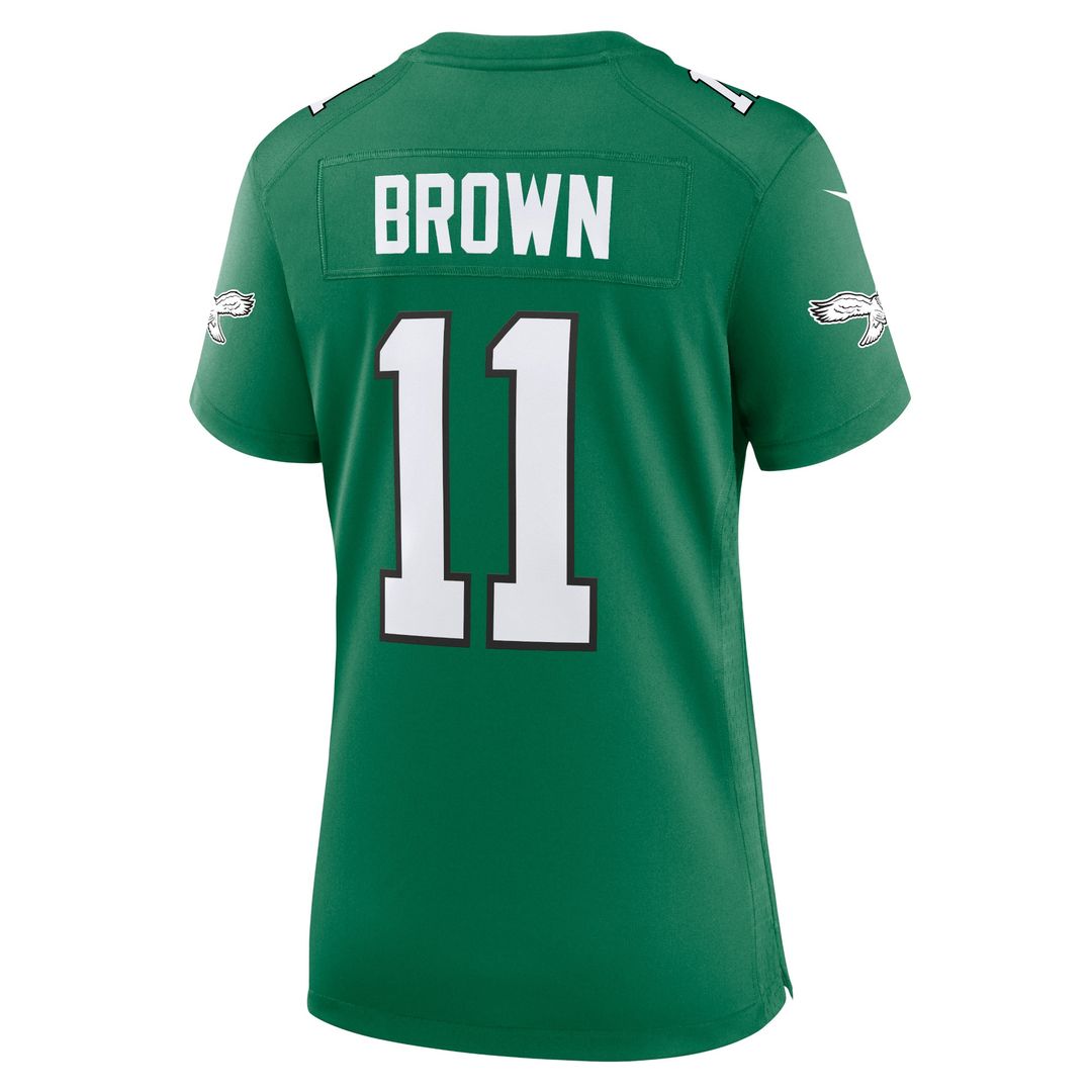 A.J. Brown Philadelphia Eagles Nike Women's Player Jersey - Kelly Green Official NFL Team Apparel Football Fan Gear