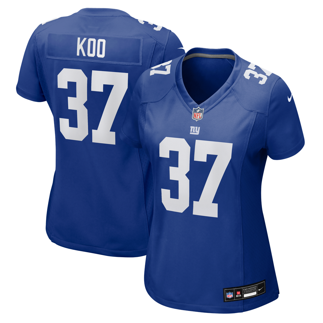 Younghoe Koo New York Giants Nike Women's Team Game Jersey - Royal Official NFL Team Apparel Football Fan Gear