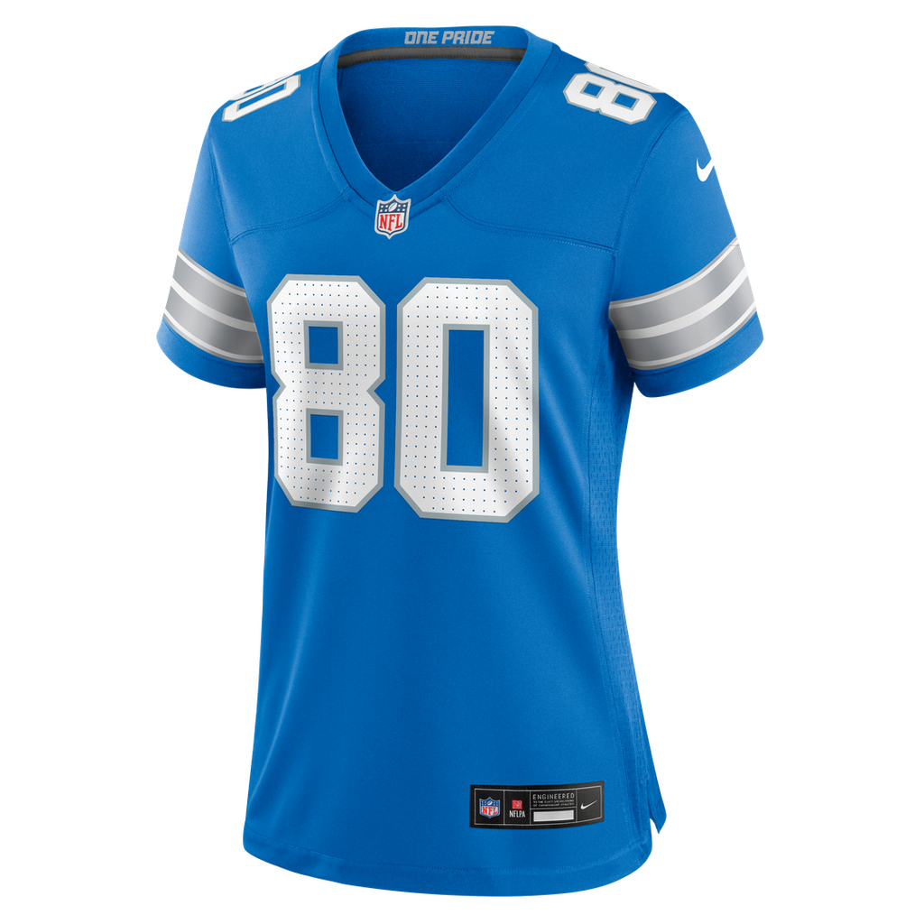 Malik Cunningham Detroit Lions Nike Women's Team Game Jersey - Blue Official NFL Team Apparel Football Fan Gear