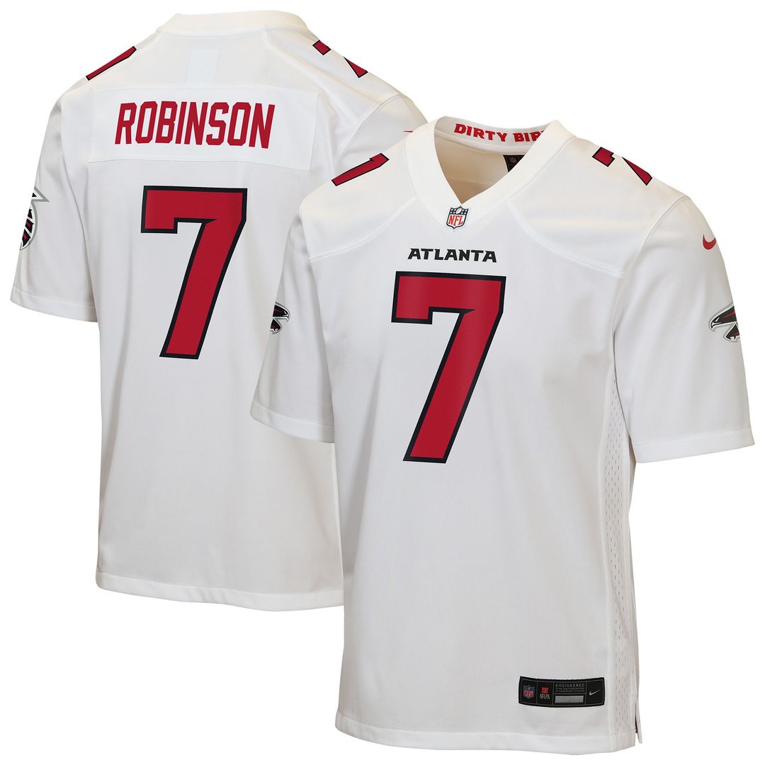 Bijan Robinson Atlanta Falcons Nike Youth Game Jersey - Red Official NFL Team Apparel Football Fan Gear