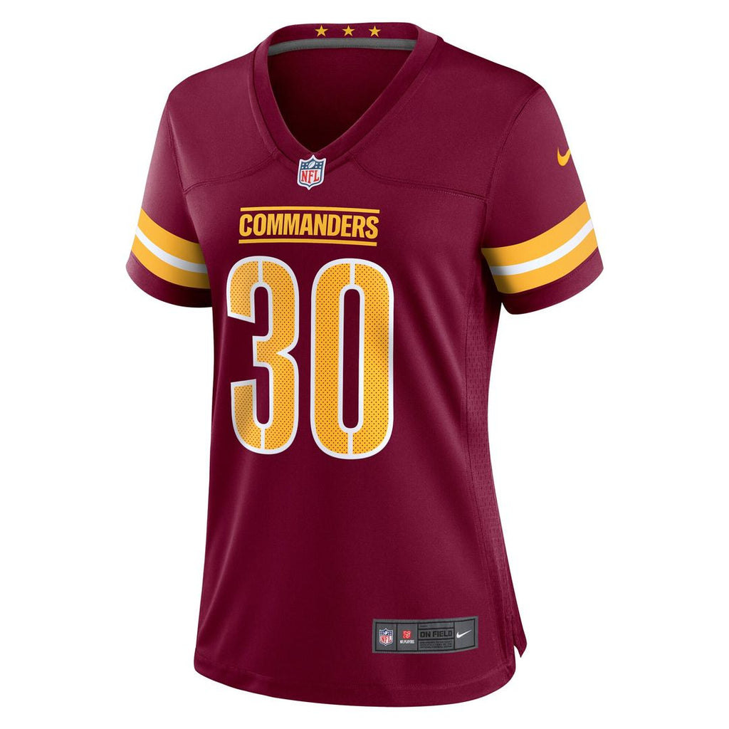 Austin Ekeler Washington Commanders Nike Women's Game Player Jersey - Burgundy Official NFL Team Apparel Football Fan Gear
