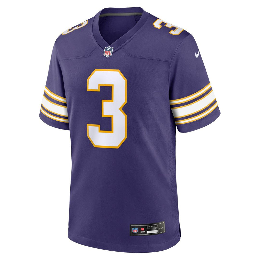 Jordan Addison Minnesota Vikings Nike Alternate Game Jersey - Purple Official NFL Team Apparel Football Fan Gear