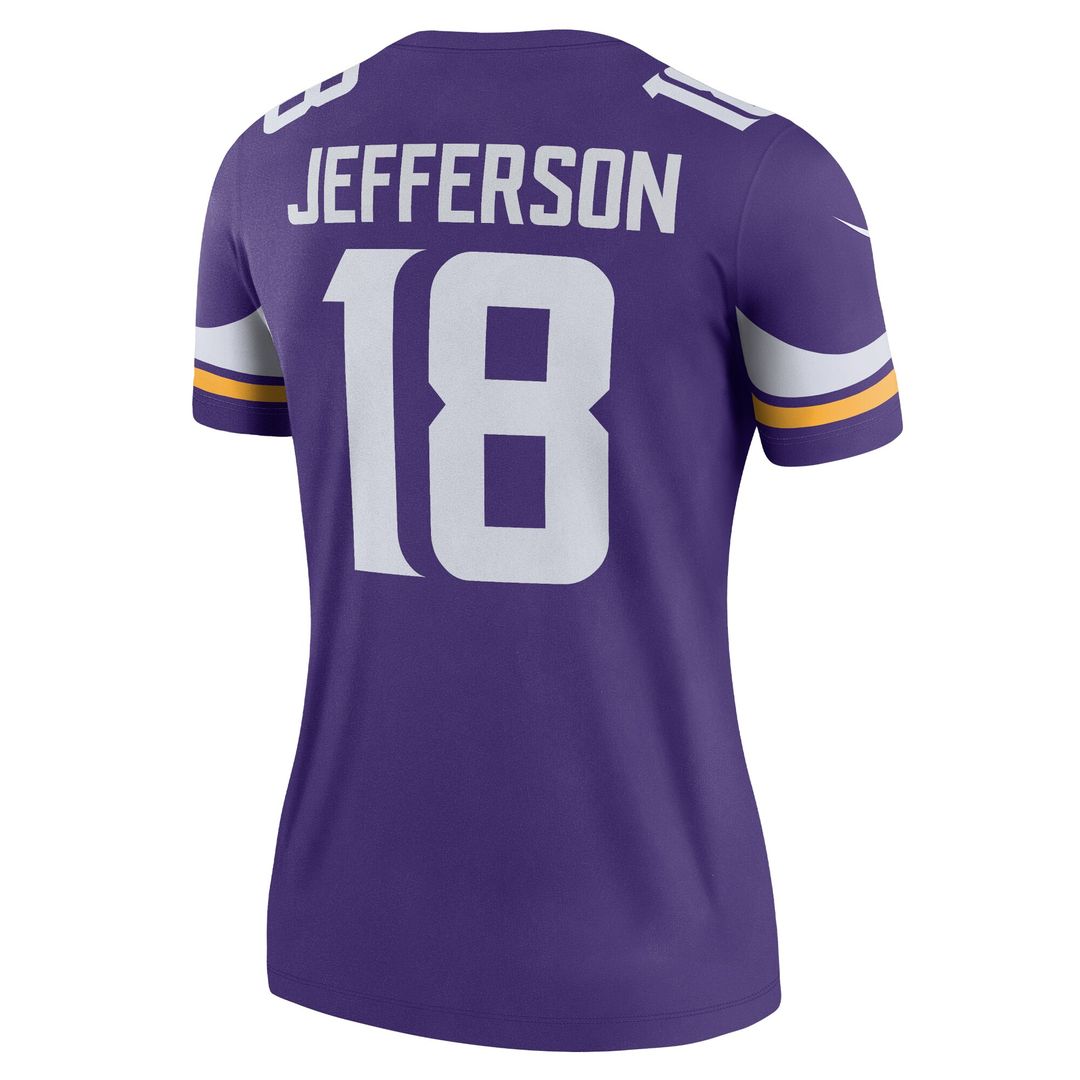 Justin Jefferson Minnesota Vikings Nike Women's Legend Player Performance Top - Purple NFL Fan Gear Popular Style