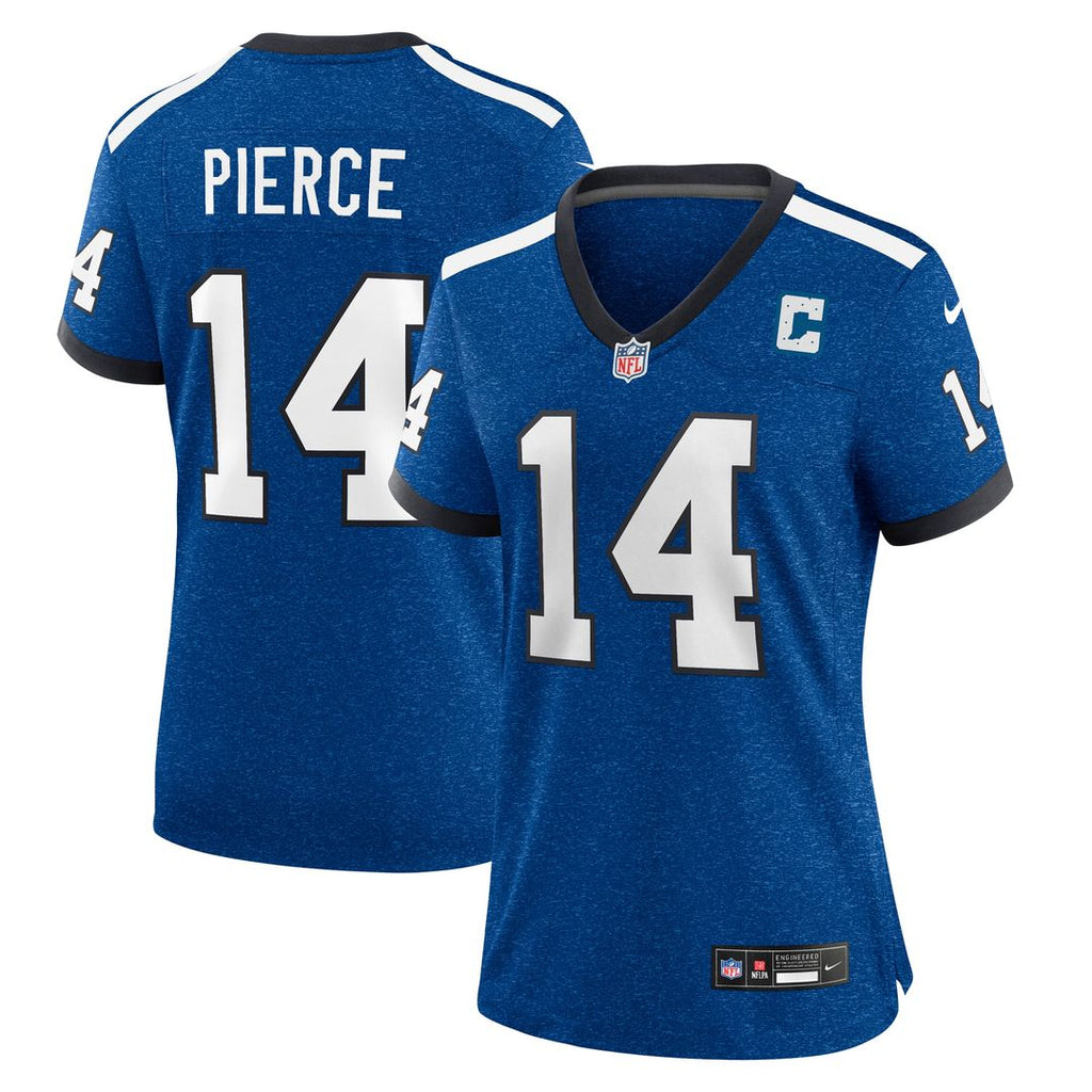 Alec Pierce Indianapolis Colts Nike Women's Indiana Nights Alternate Game Jersey - Royal Official NFL Team Apparel Football Fan Gear
