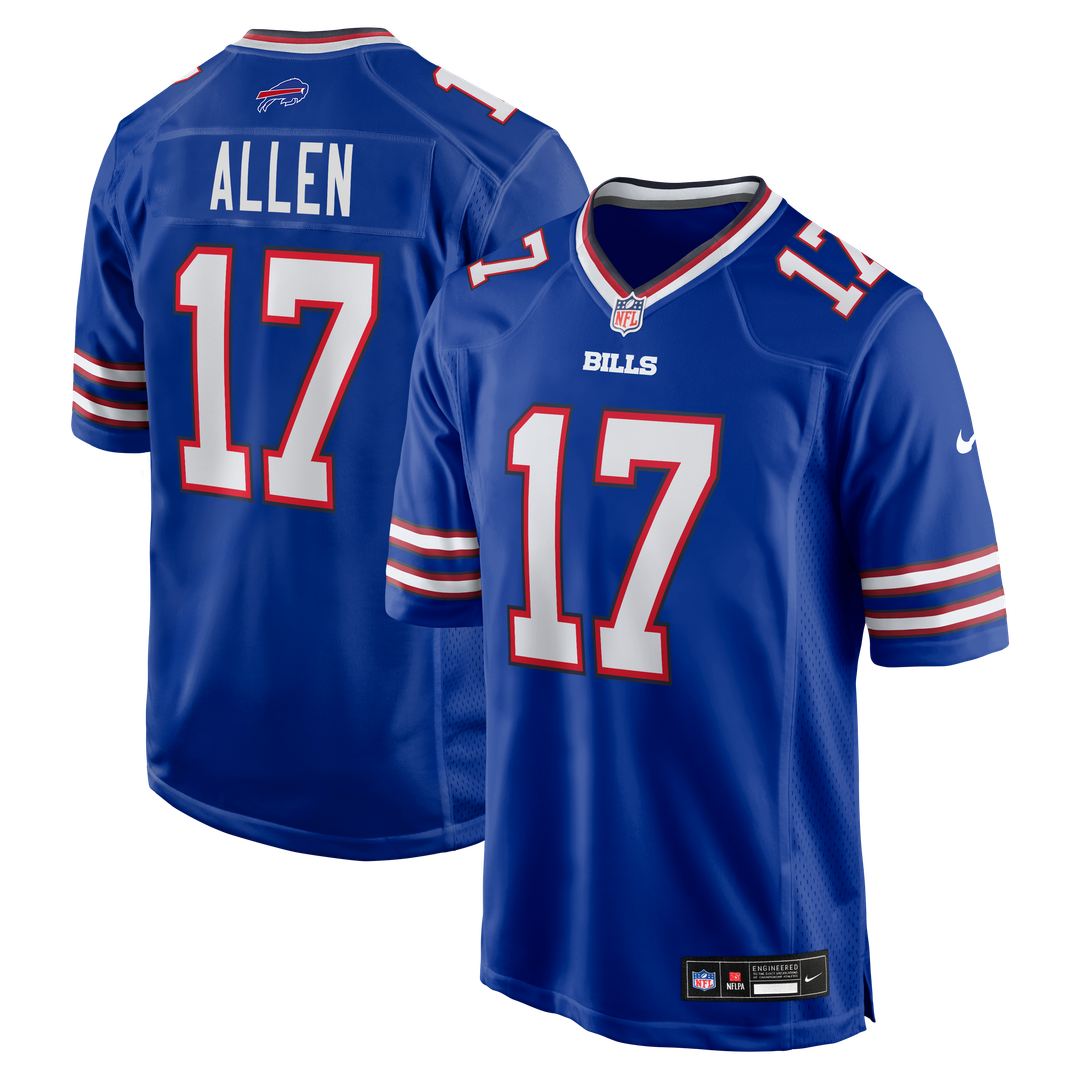 Josh Allen Buffalo Bills Nike Game Player Jersey - Royal Official NFL Team Apparel Football Fan Gear