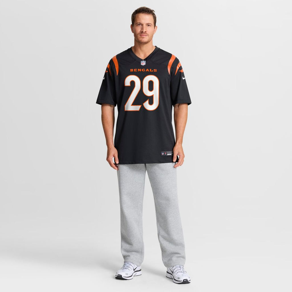 Kyle Dugger Cincinnati Bengals Nike Team Game Jersey - Black Official NFL Team Apparel Football Fan Gear