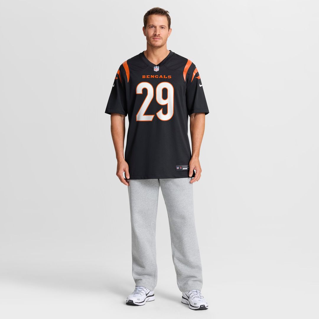 Kyle Dugger Cincinnati Bengals Nike Team Game Jersey - Black Official NFL Team Apparel Football Fan Gear