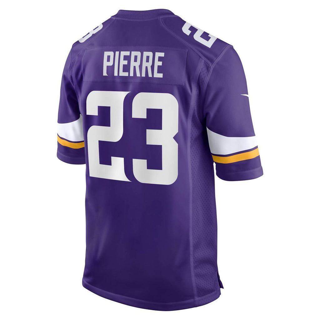 James Pierre Minnesota Vikings Nike Team Game Jersey - Purple Official NFL Team Apparel Football Fan Gear