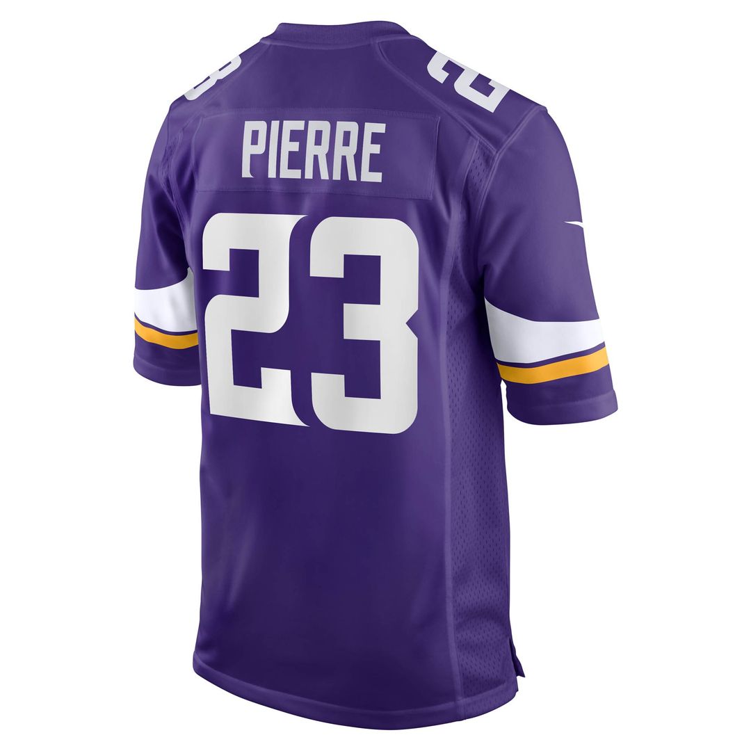 James Pierre Minnesota Vikings Nike Team Game Jersey - Purple Official NFL Team Apparel Football Fan Gear