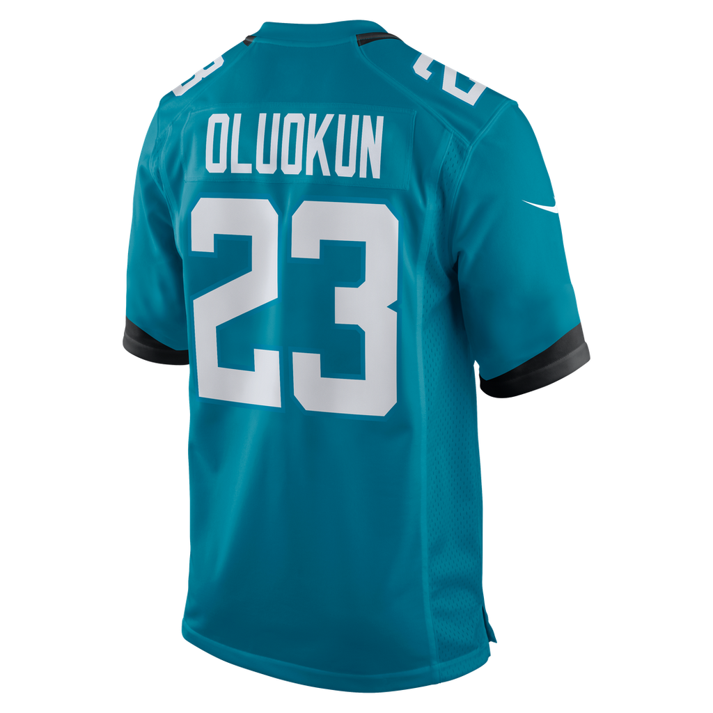 Foyesade Oluokun Jacksonville Jaguars Nike Game Player Jersey - Teal Official NFL Team Apparel Football Fan Gear