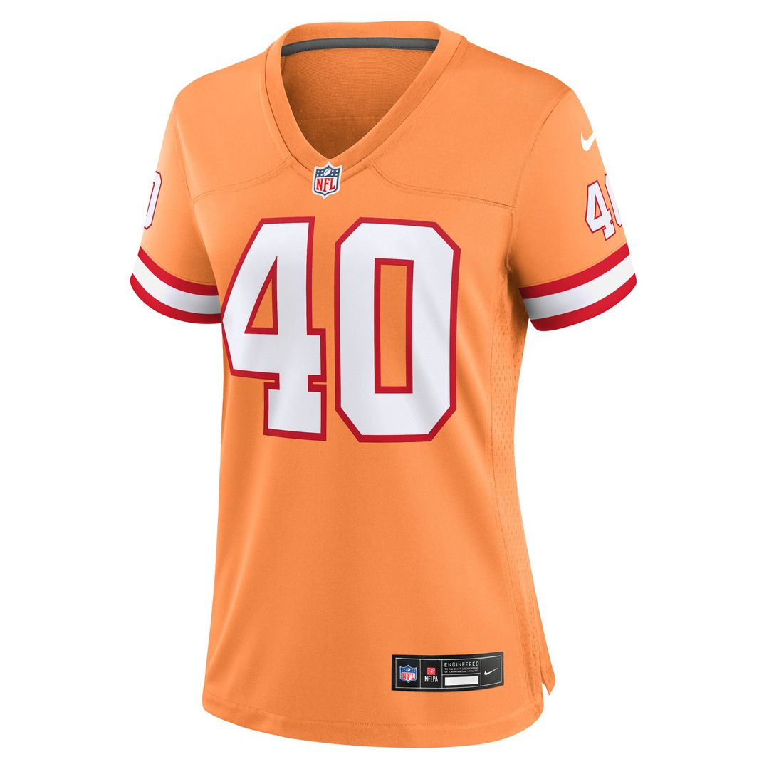 Mike Alstott Tampa Bay Buccaneers Nike Women's Throwback Game Jersey - Orange Official NFL Team Apparel Football Fan Gear