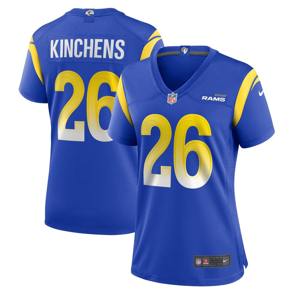 Kamren Kinchens Los Angeles Rams Nike Women's Game Jersey - Royal Official NFL Team Apparel Football Fan Gear