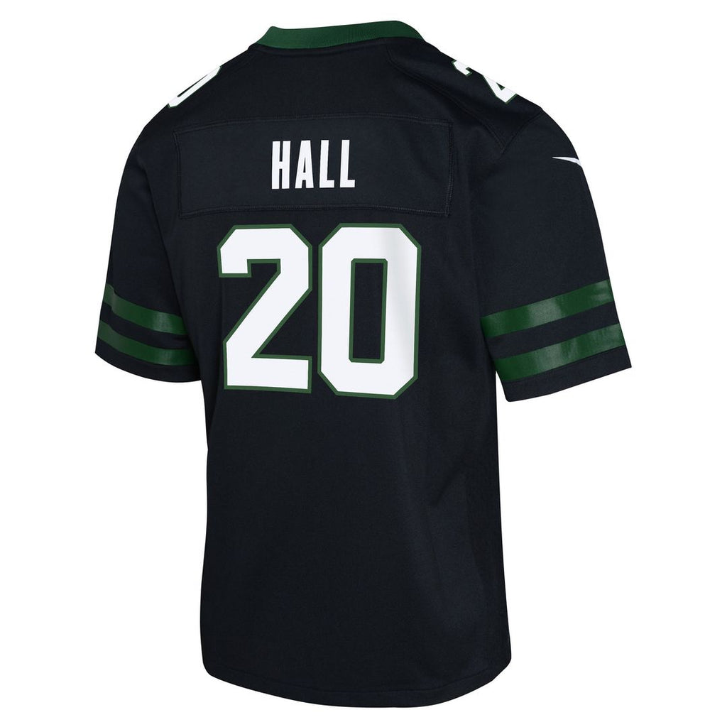 Breece Hall New York Jets Nike Youth Game Jersey - Black Official NFL Team Apparel Football Fan Gear