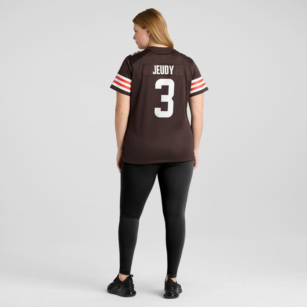 Jerry Jeudy Cleveland Browns Nike Women's Game Jersey - Brown Official NFL Team Apparel Football Fan Gear
