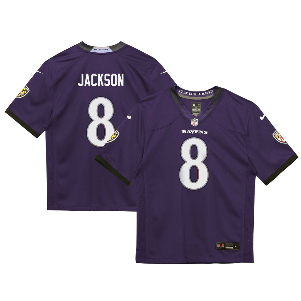 Lamar Jackson Baltimore Ravens Nike Preschool Team Game Jersey - Purple Official NFL Team Apparel Football Fan Gear
