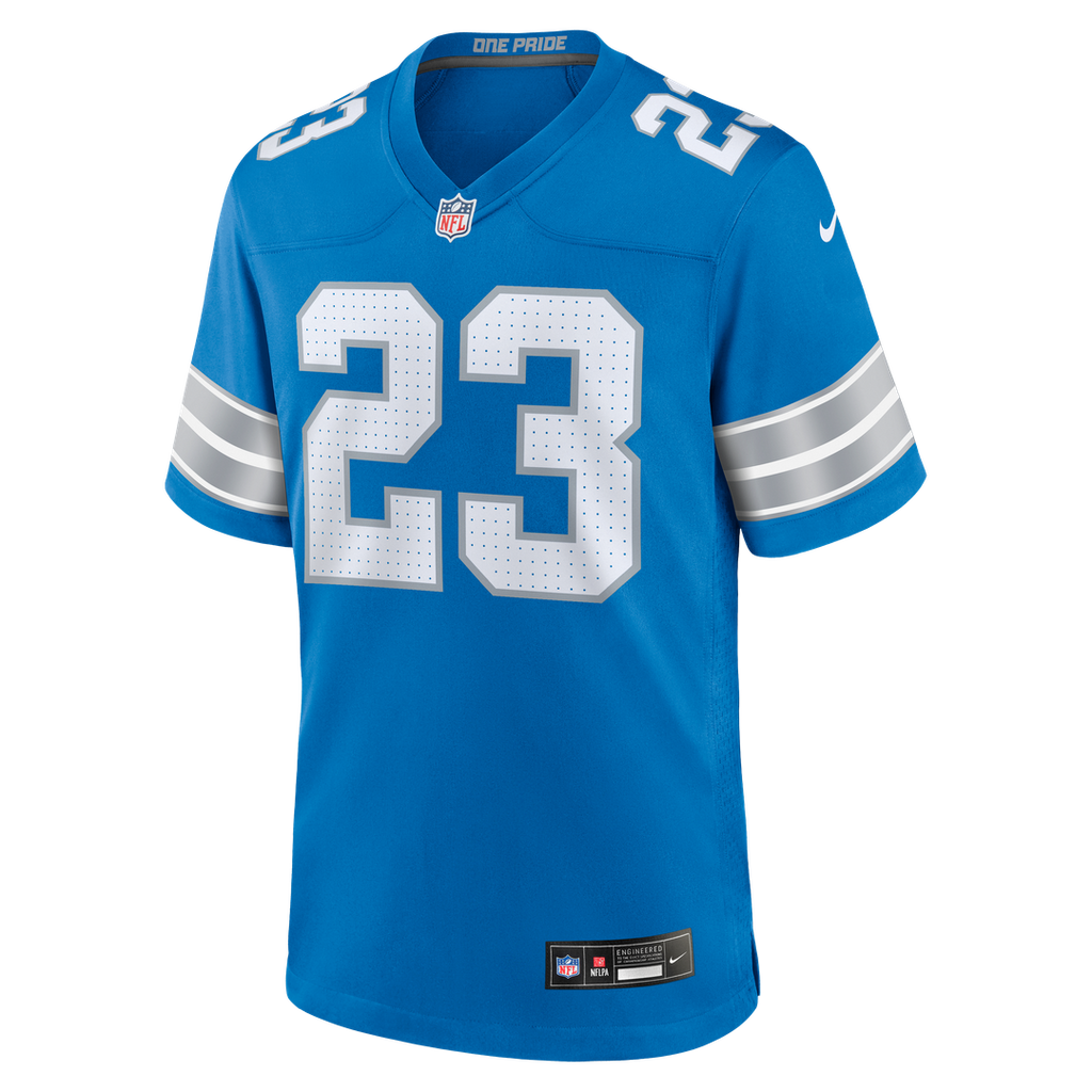 Rock Ya-Sin Detroit Lions Nike Team Game Jersey - Blue Official NFL Team Apparel Football Fan Gear