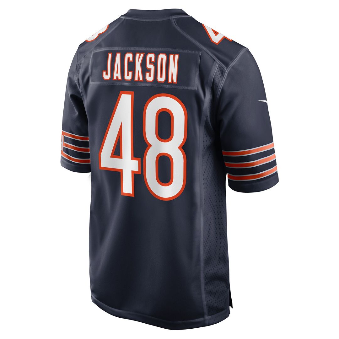 D'Marco Jackson Chicago Bears Nike Team Game Jersey - Navy Official NFL Team Apparel Football Fan Gear