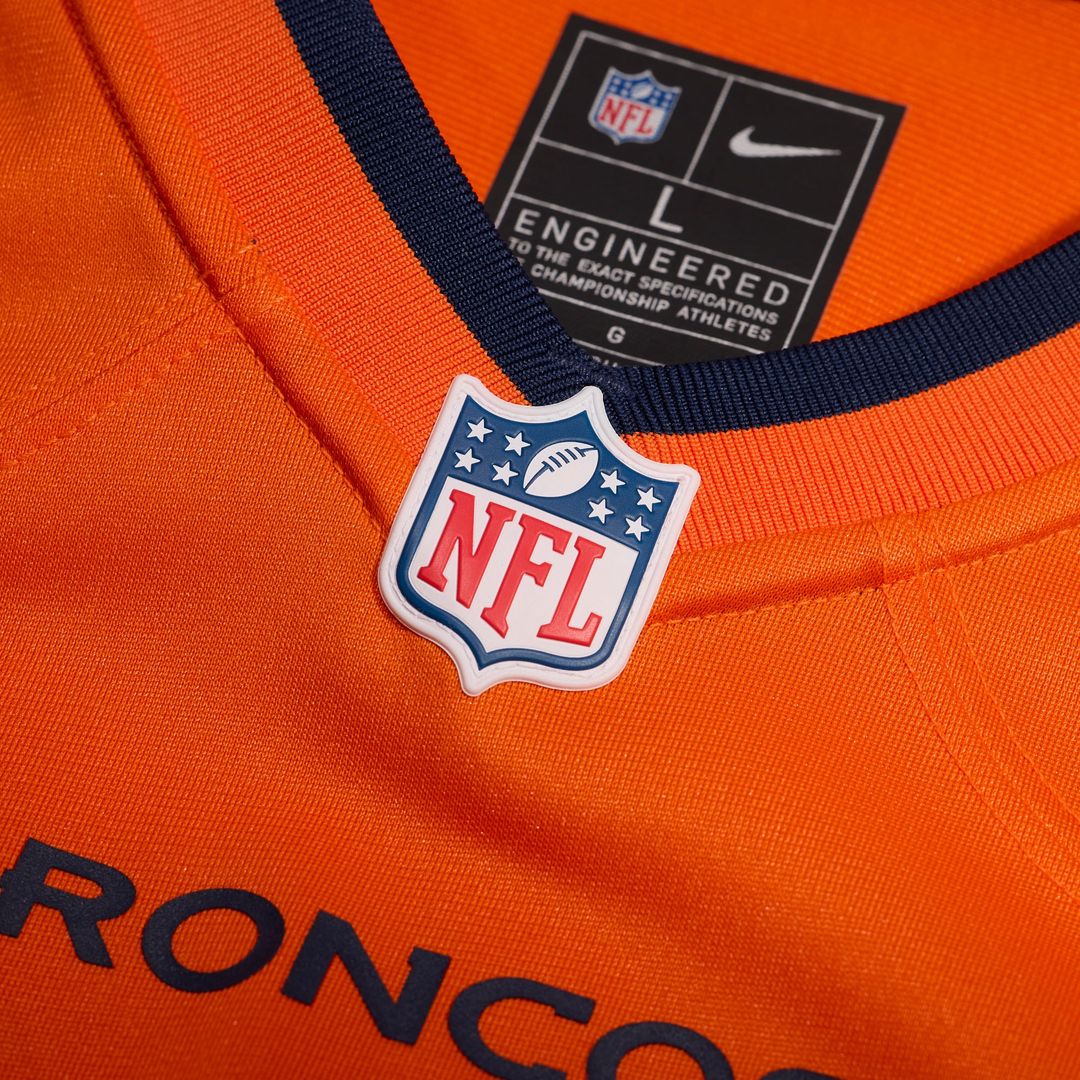 Patrick Surtain II Denver Broncos Nike Team Game Jersey - Orange Official NFL Team Apparel Football Fan Gear