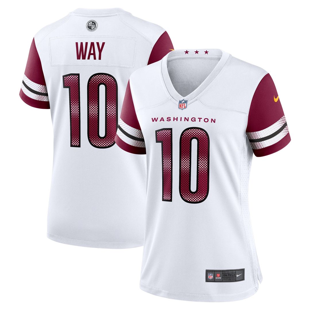 Tress Way Washington Commanders Nike Women's Team Game Jersey - Burgundy Official NFL Team Apparel Football Fan Gear