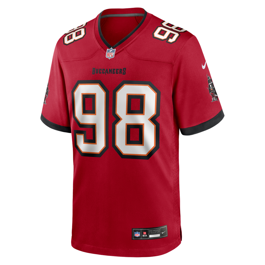 Anthony Nelson Tampa Bay Buccaneers Nike Game Jersey - Red Official NFL Team Apparel Football Fan Gear