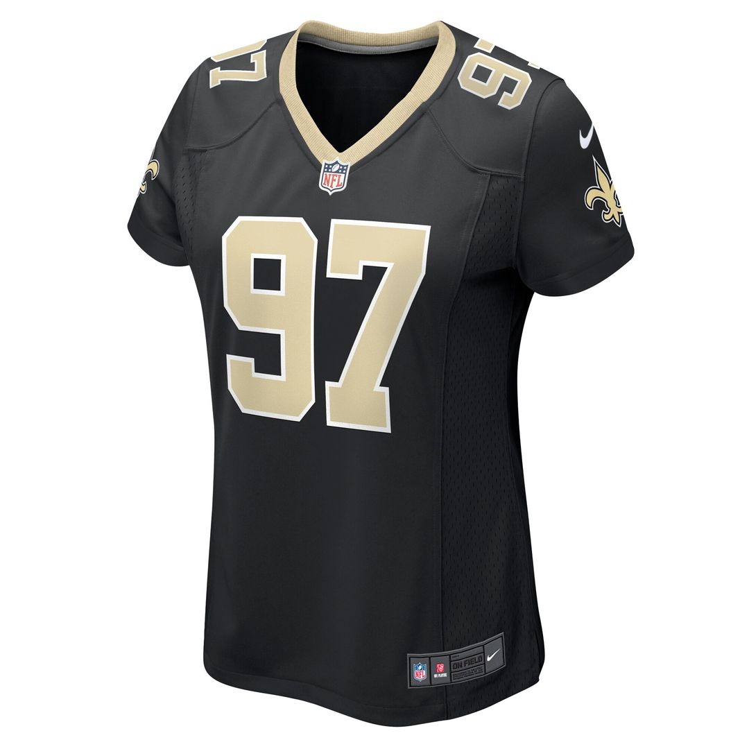 Khristian Boyd New Orleans Saints Nike Women's Game Jersey - Black Official NFL Team Apparel Football Fan Gear