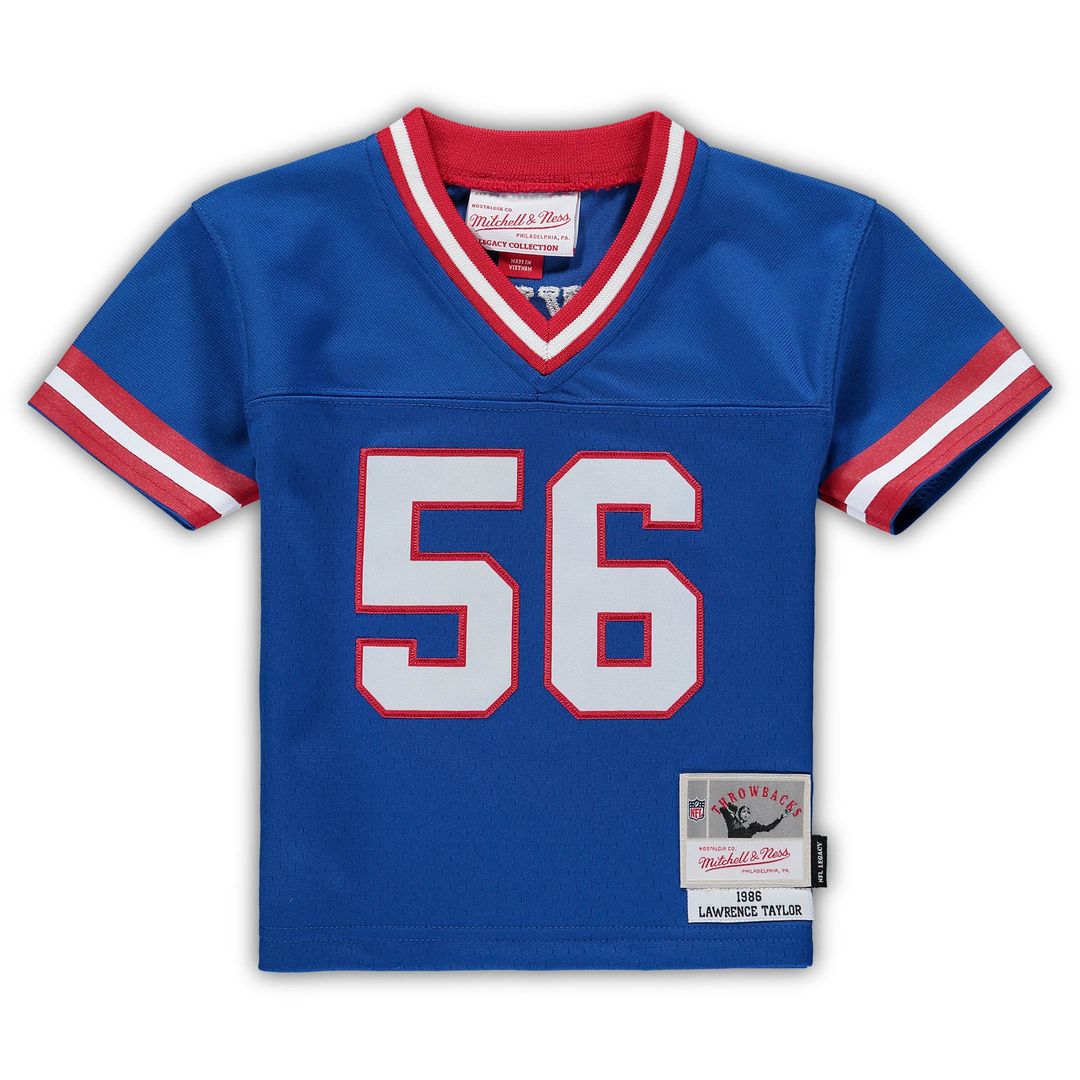 Lawrence Taylor New York Giants Mitchell & Ness Infant 1986 Retired Legacy Jersey - Royal Official NFL Team Apparel Football Fan Gear