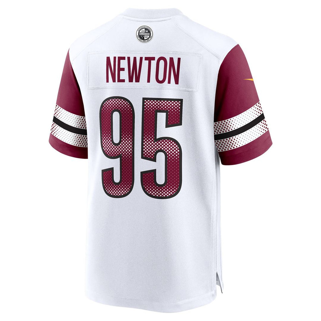Jer'Zhan Newton Washington Commanders Nike Game Jersey - White Official NFL Team Apparel Football Fan Gear
