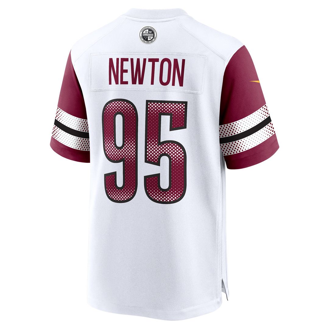 Jer'Zhan Newton Washington Commanders Nike Game Jersey - White Official NFL Team Apparel Football Fan Gear