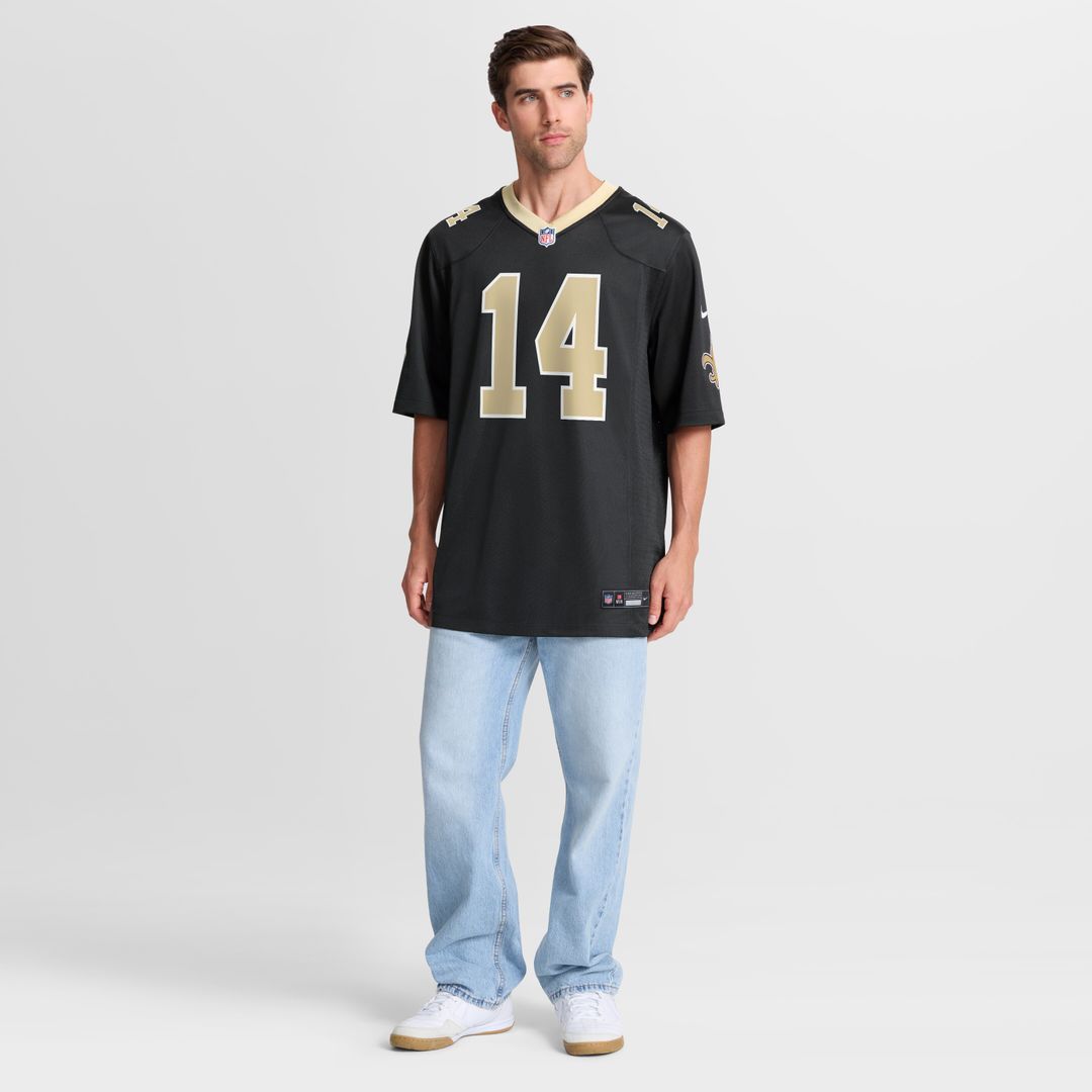 Devaughn Vele New Orleans Saints Nike Team Game Jersey - Black Official NFL Team Apparel Football Fan Gear