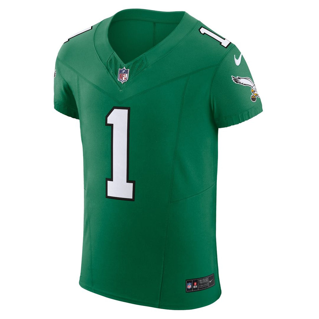 Jalen Hurts Philadelphia Eagles Nike 2nd Alternate Vapor F.U.S.E. Elite Jersey - Kelly Green Official NFL Team Apparel Football Fan Gear