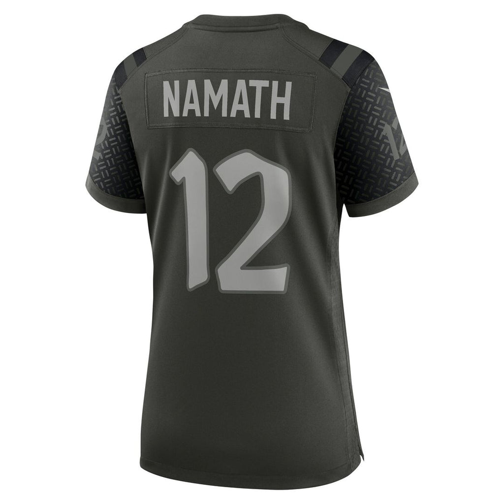 Joe Namath New York Jets Nike Women's 2025 Rivalries Collection Retired Player Game Jersey - Gotham Green Official NFL Team Apparel Football Fan Gear